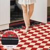Bedroom Flannel Pattern Washable Carpet Fully Fitted Soft Winter Bedroom Non-slip Floor Mat Home Decoration