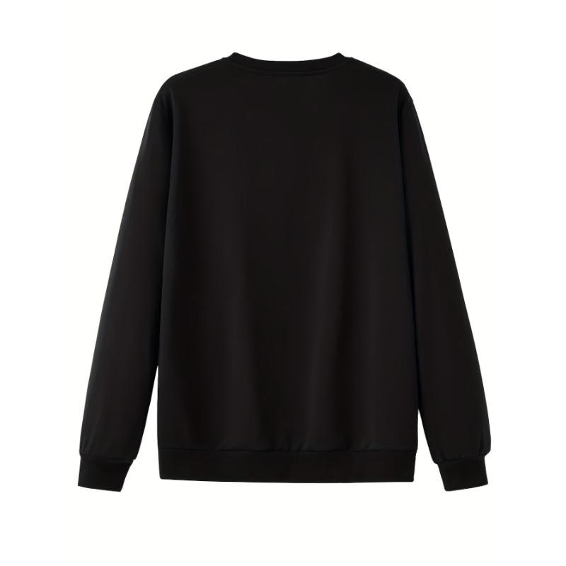 Men'S Cavalry Pattern Casual Round Neck Sweatshirt.