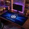 Inter Mailand Benutzerdefinierte Große Mauspads, Personalisierter Name Textdruck, Fußball Logo Rutschfeste Schreibtischmatte Gaming-Geschenk