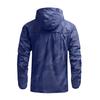 Men's Outdoor Casual Zipper-style Hooded Printed Jacket, Quick-drying Thin Windproof And Waterproof Sports Windbreaker Jacket