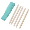 Watch Repairing Cleansing Clay Dirts Grease Removal with 5 Assist Sticks for Watch Plates Bridges