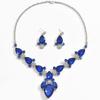 Slitinové galvanické pokovování Exagerovaný temperament Náhrdelník Náušnice Dvoudílná šperková sada