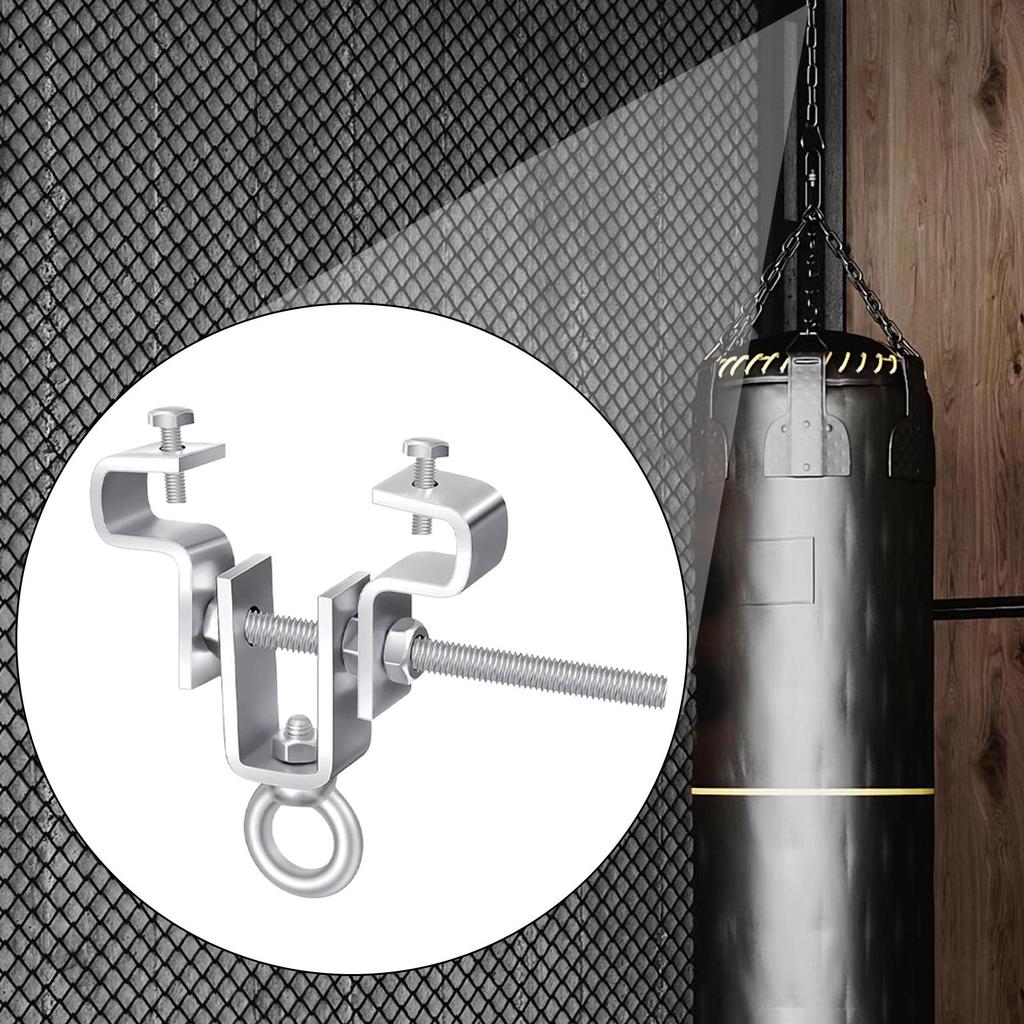Steel Beam Clamp Heavy Bag Holder Steel Boxing Bag Mount For Industrial Bracket System Fighting Training Martial Arts Punching