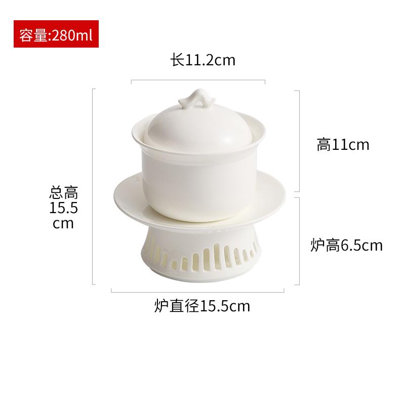 

Чисто белая керамическая миска с набором для подогрева плиты, креативная миска для десерта, суповая миска, миски для приготовленных на пару яиц, ресторанная молекулярная посуда