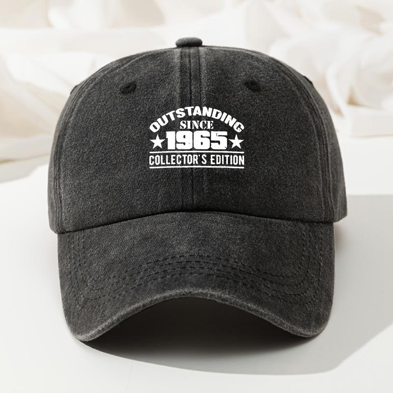 Fashionable Hats for Men and Women Baseball Caps Retro Washed Hats Hip Hop Adjustable чёрный
