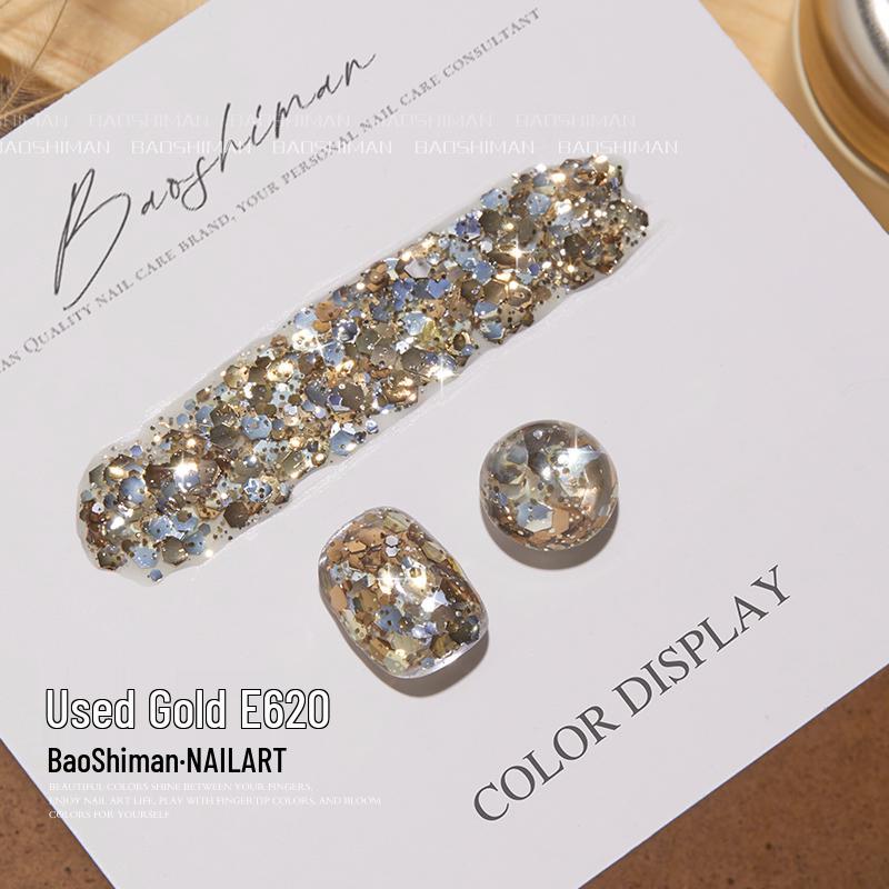 Rich Noble Glitter Gel Nail Polish - Old Money Style 2025 Whitening Meilade Blazing Sparkle Radiant Nail Art