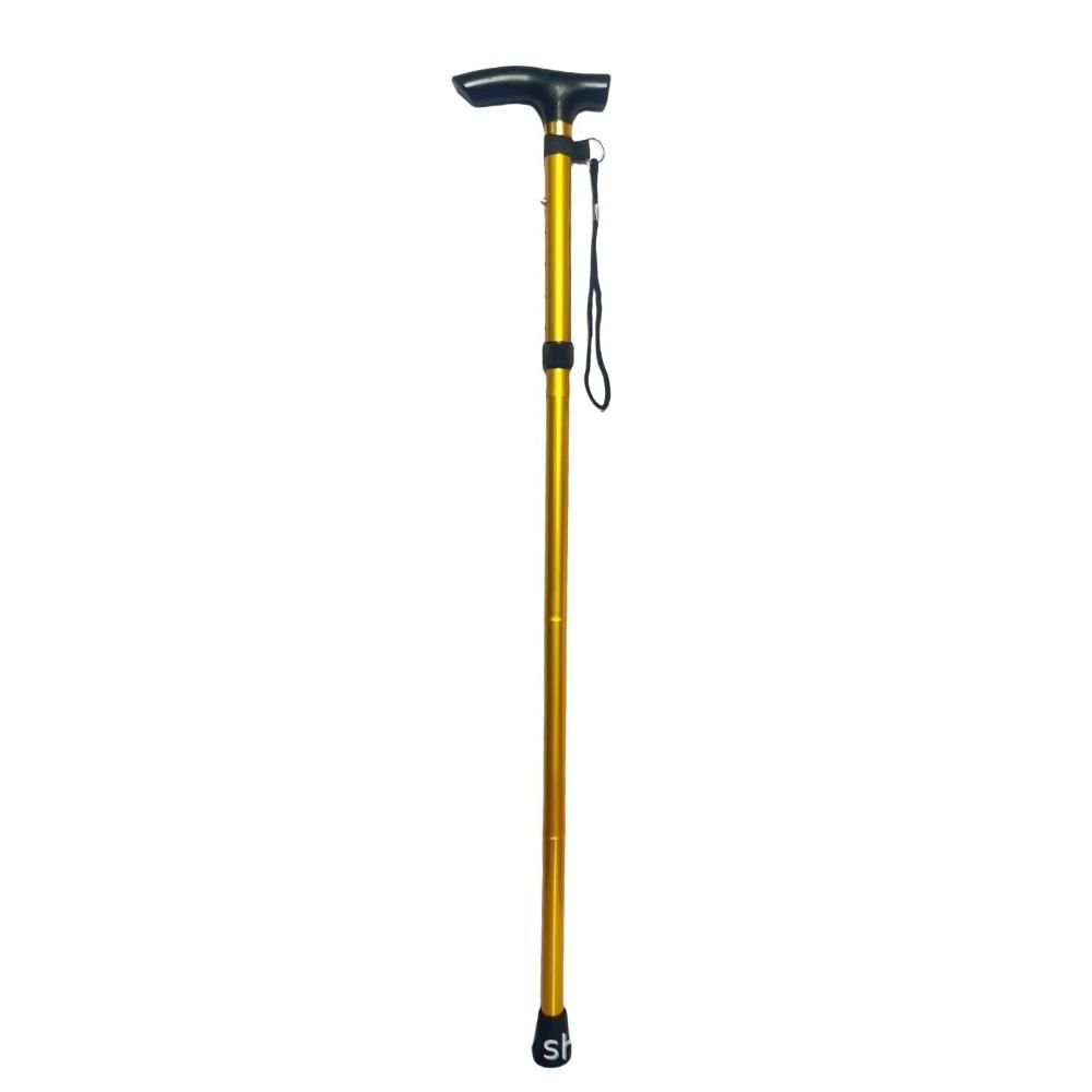 Lightweight Telescopic Trekking Stick 5-Section Adjustable Folding Canes Portable Strengthen Crutches for Adults Elderly People