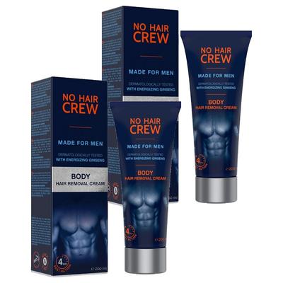 No Hair Crew Body Hair Removal Cream for Arms/Legs 200ml 2 Pcs