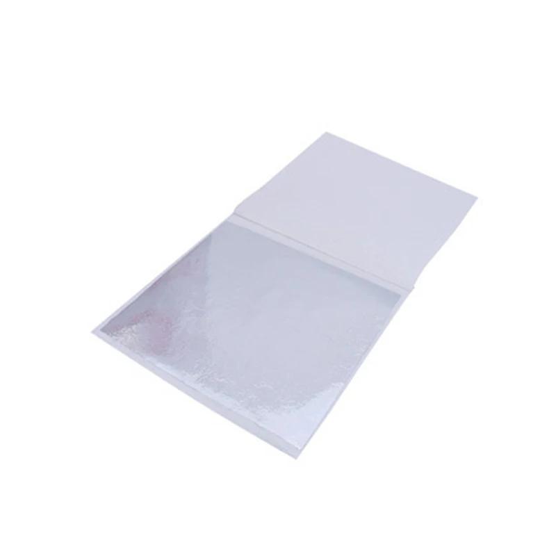 100 Pieces Gold Leaf Sheets Imitation Gold Leaf Paper Multi-Color Silver Leaf Paper for DIY Arts Decoration Party Decor