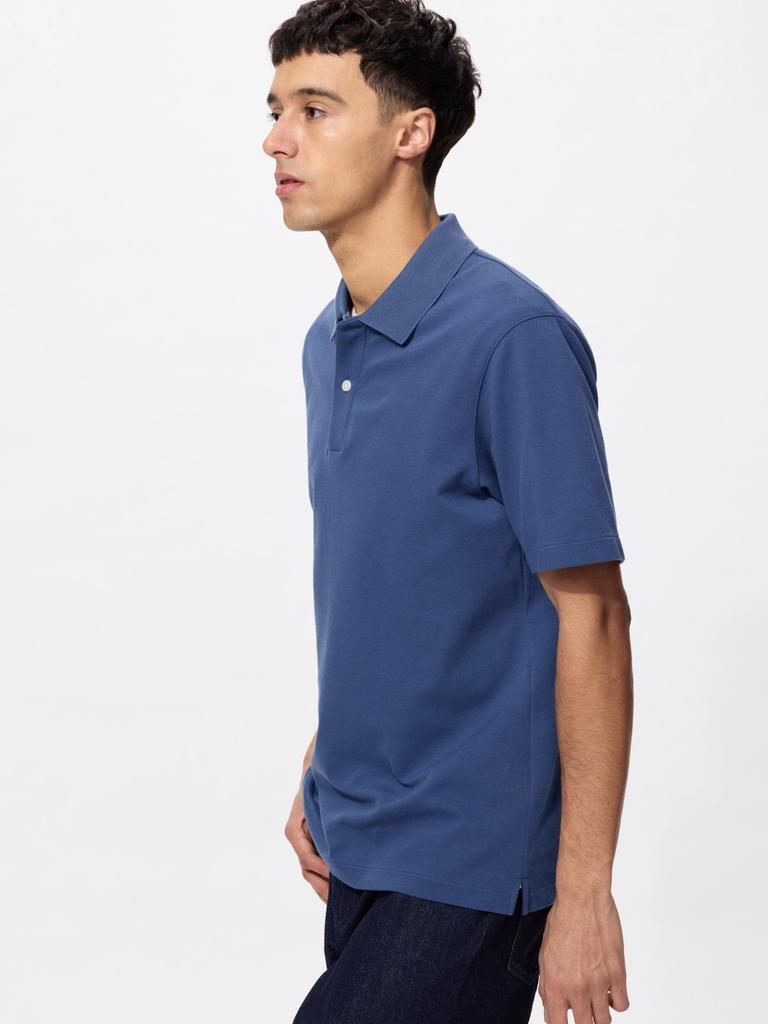 Uniqlo Japan Air Rhythm Cotton Kanoko Polo Shirt