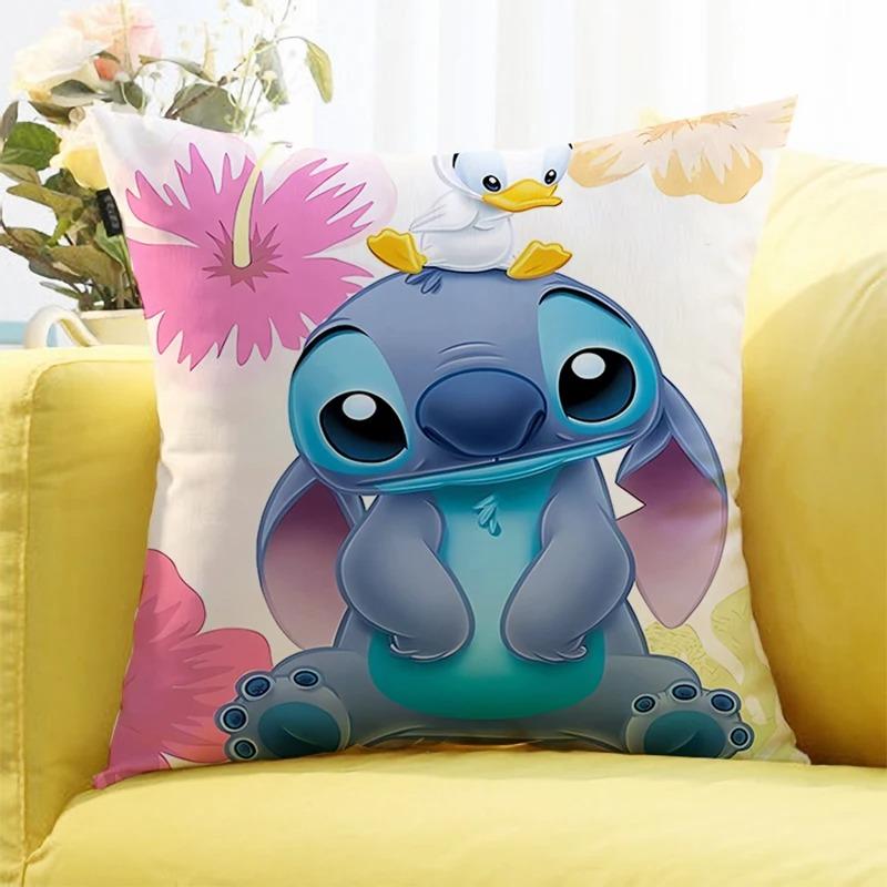 

Барвисті та чарівні наволочки з принтом стібка для затишного декору! Наволочка на подушку для дивана, односторонній друк, кімнатна домашня прикраса 16x16Inch