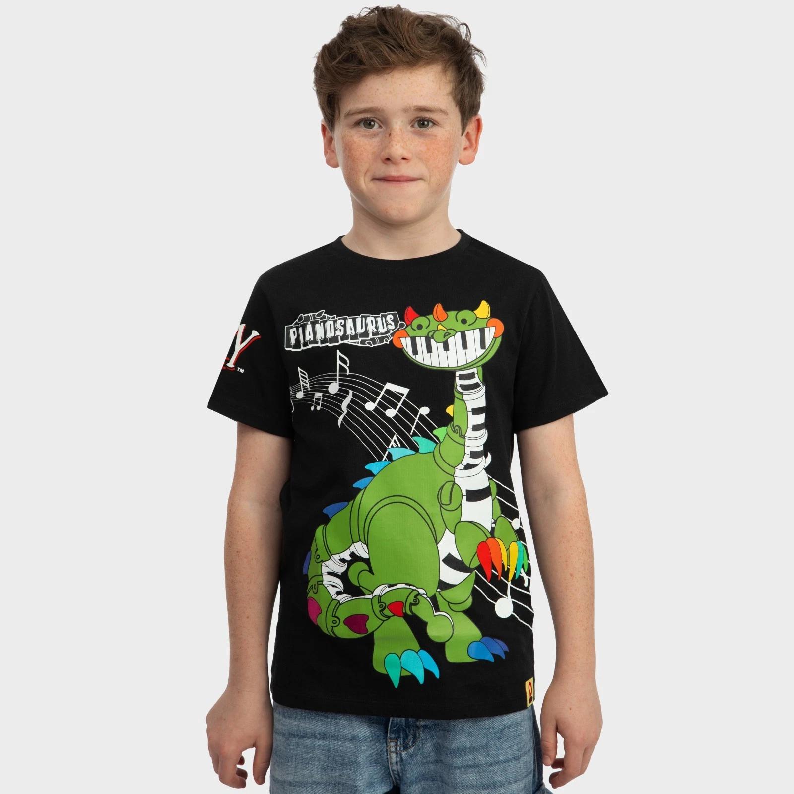 

Poppy Playtime T-Shirt | Pianosaurus Boys Tshirt | Kids Gamer T Shirt 120