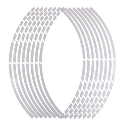 1Pair 16"17"18" Wheel Sticker Reflective Rim Tape Wheel Decoration Tire Strips Auto Motorbike Decals Personality Moto Accessory