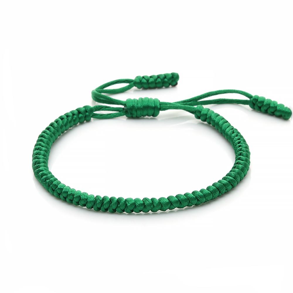 Multicolor Rope Lucky knots Bracelets Women Men Charm Woven Handmade Bangles Braided Adjustable Size Buddhism Jewelry Pulseras