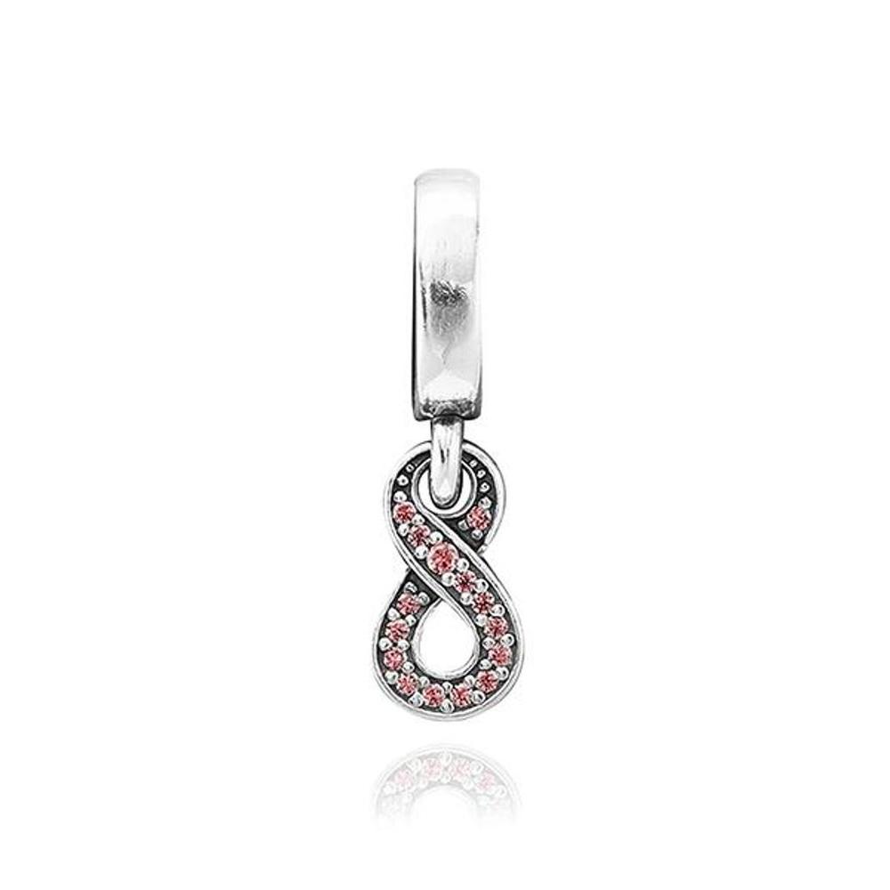 

[PANDORA PANDORA] 792766C01 Sparkling Infinity Pendant and Dangle Silver Charm 792766C01
