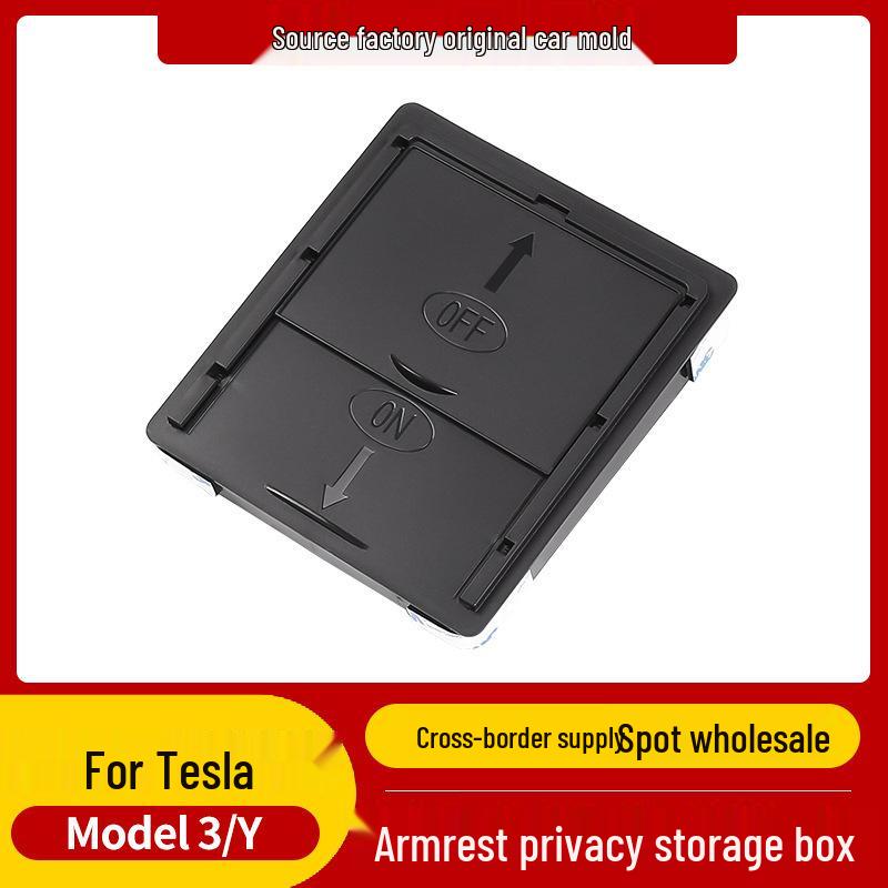 Tesla Model Y/3 Armrest Privacy Storage Organizer Box