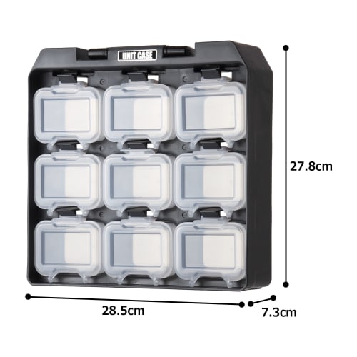 IRIS OHYAMA Tool Box Unit Case UC-9 Gray