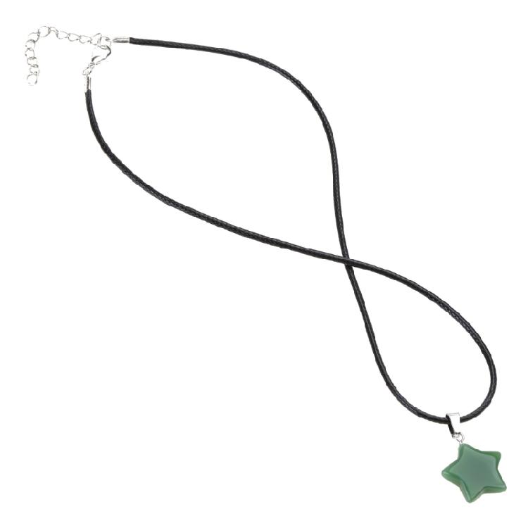 Natural Stone Star Aesthetic Necklace Fashion Simple Clavicle Chain Women Girls