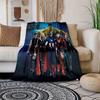 1 pièce Couverture Imprimée Avengers - Douce, Couverture Toutes Saisons pour Salon, Chambre, Cadeau Personnalisé avec Design Cartoon Adorable
