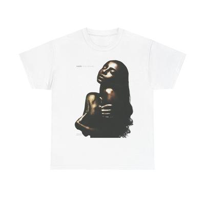Sade Adu Love Deluxe Album White Tee-Tshirt