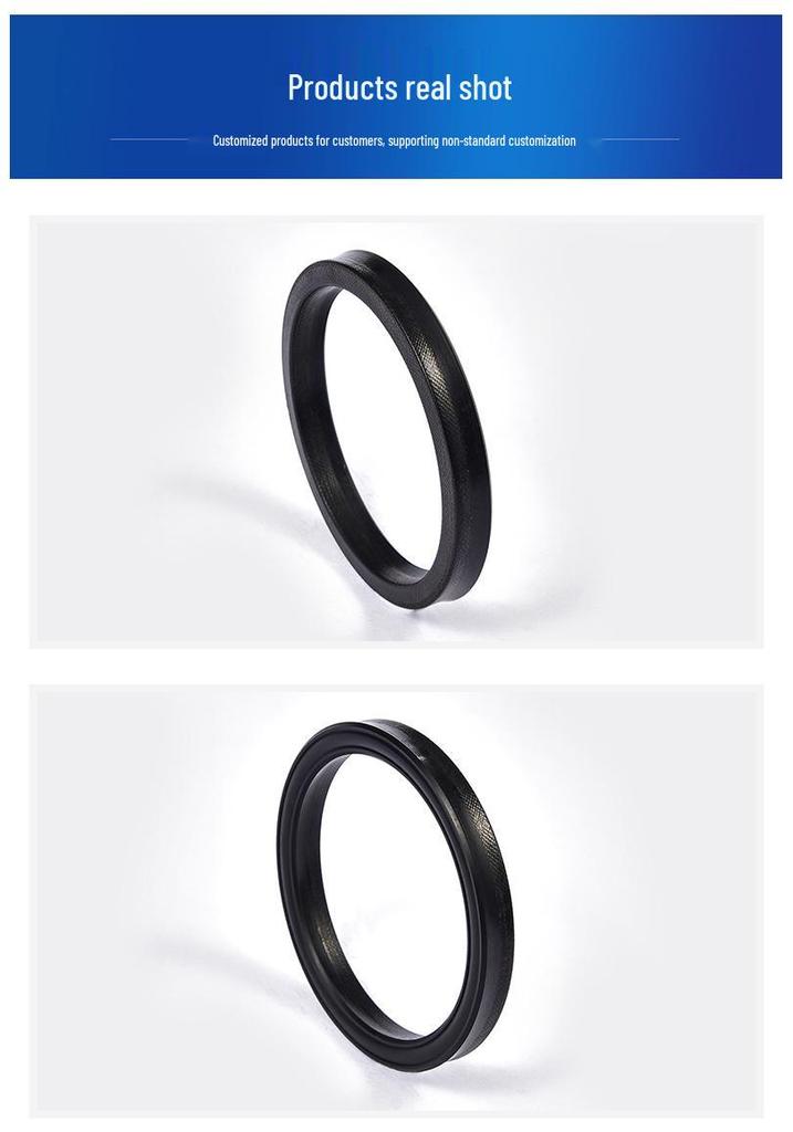 KVK S8 PTFE Piston Rod Oil Seal Ring - Hydraulic Seal Component