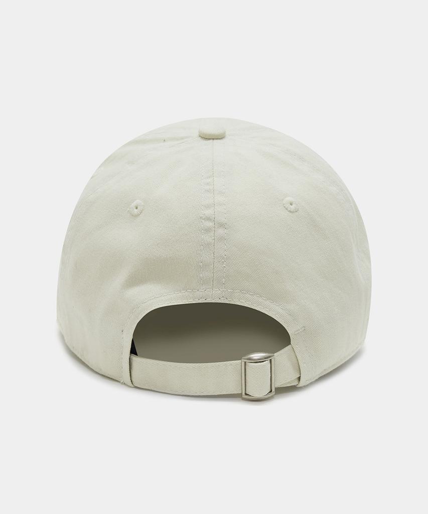 COLUMBIA UNIVERSITY Nyc Emb Washed Oversized Cap_Ivory