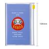 Limited Edition EDiT Small Grid Notebook with PVC featuring Japanese Icons Kokeshi Dolls Marks (B7 size, cover) - EDI-NB36-B