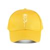 Minimalist Line Art Rose Vinyl Decal Baseball Cap Fashion Unisex Sunhat Womens Outdoor Sports Snapback Cap