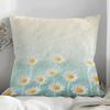 New 3D Imitation Plush Daisy Pillowcase Home Sofa Cushion Pillowcase