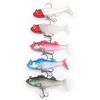 8g 6.5cm Big T Small T Lead Fish Biomimetic Soft Fishing Lure Bait
