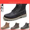 Hochwertige Herren-Outdoor-Arbeitsstiefel mit wasserdichtem PU-Leder für Winterkomfort