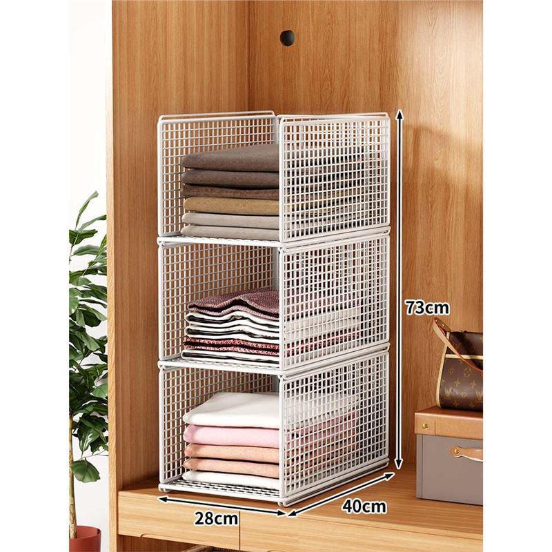 Organizator szaf: Warstwowe przegródki do przechowywania ubrań