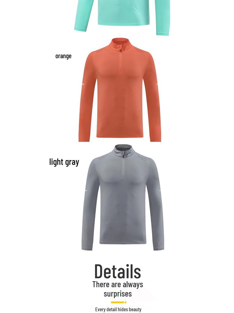Men's Long Sleeve Quick-Drying Sports Shirt for Autumn/Winter - Ideal for Basketball, Running, and Casual Outdoor Activities