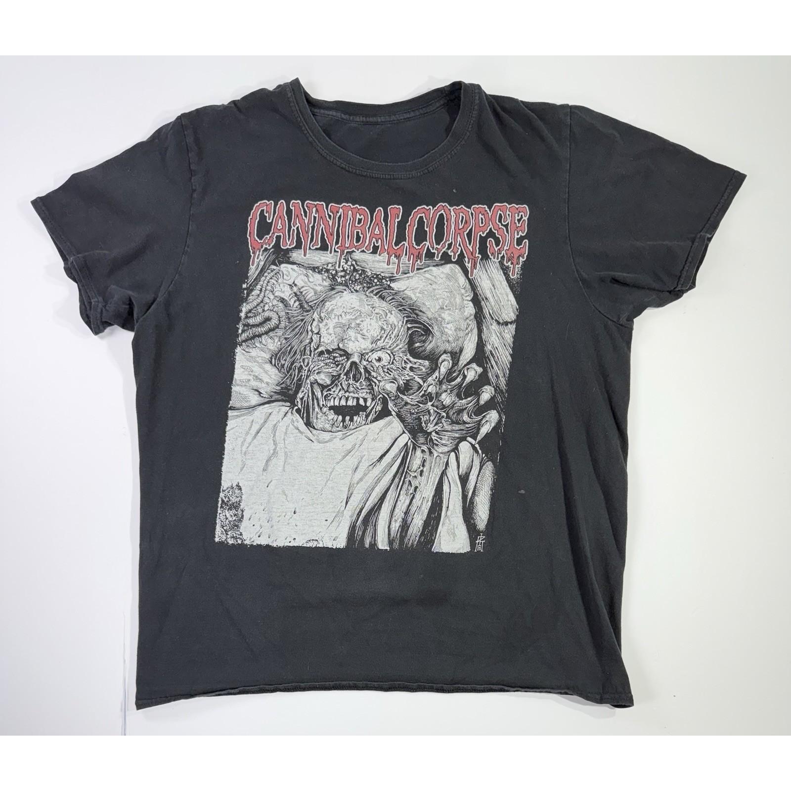 Cannibal Corpse Death Metal T Shirt Mens Medium Black Gore Graphic Band Tee Unisex T-Shirt S