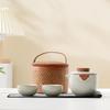 Portable Ceramic Kung Fu Travel Tea Set