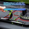 Car Anti-Slip Mat 4 in 1 Anti Slide Silicone Dashboard Car Pad Mat Auto Phone Holder Car Parking Number Card Dash Phone Mount