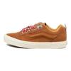Vans Knu Skool Comfortable Versatile Slip-Resistant Durable Low-Top Skate Shoes Women Sneaker Brown VN0009QCLBR