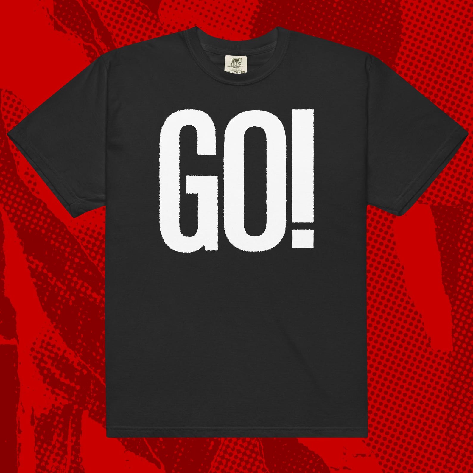 GO! Logo T-Shirt | NYHC Hardcore Punk SXE Youth Crew 2XL