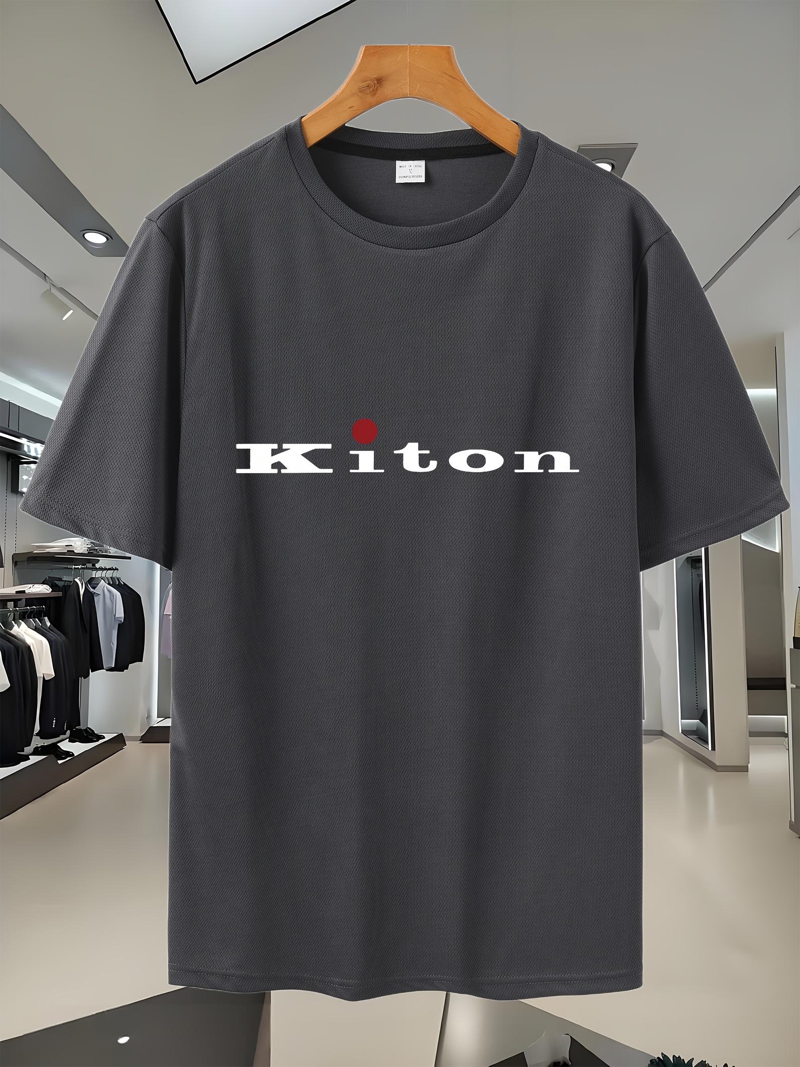 

Breathable Mesh Short-Sleeve T-shirt - Stylish Print Design S