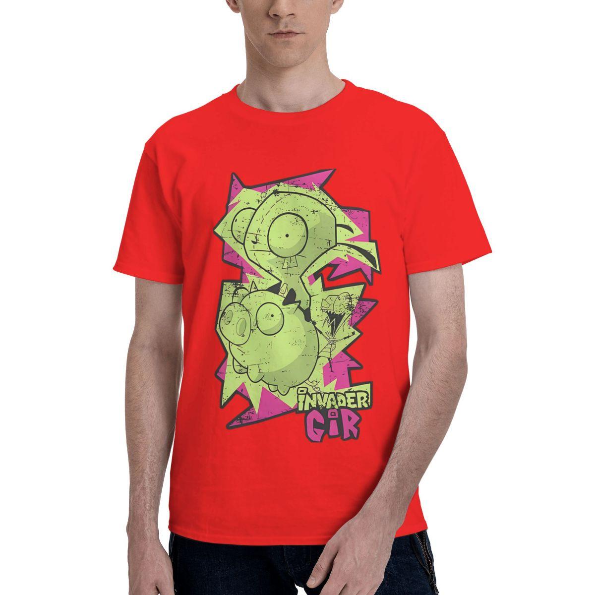 Gir Invader Of Invader Zim 100 Cotton Casual Breathable Confortable Vintage High End Mens Clothing Funny Gifts S