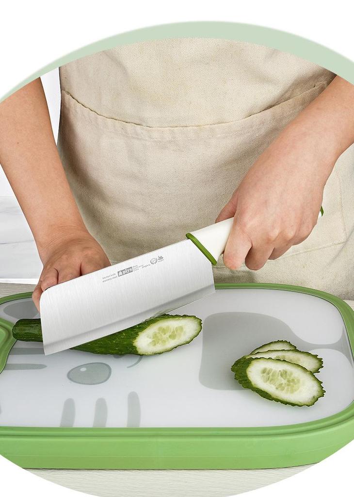 Portable Baby Toddler Food Prep Set: Knife & Cutting Board Combo