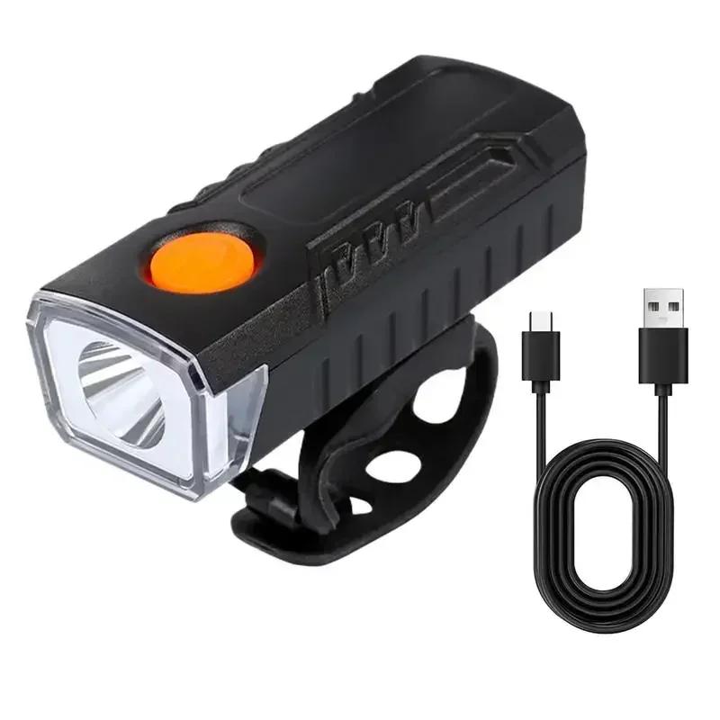Fahrrad Frontlichter USB LED Wiederaufladbar Wasserdicht Mountainbike Scheinwerfer Fahrrad Sicherheitswarnlicht Fahrradzubehör