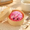 Squishy Brötchen Stressabbau Spielzeug Langsam Aufgehend Weicher Schaumstoff Knetspielzeug mit Dampferform für Sensorischen und Angstabbau