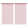 VidaXL Rideau en fils 2 pcs 140 x 250 cm Bordeaux