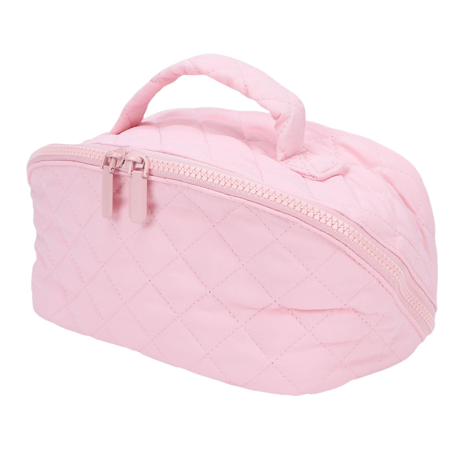 Lay Flat Travel Makeup Bag for Women 180 Degree Lay Flat Water Proof Large Capacity Toiletry Bag