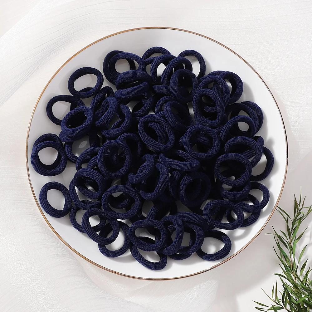 20pcs/lot Girl Elastic Hair Bands Girls Plush Ball Rubber Band for Children Sweets Scrunchie Hair Ties Kids Hair Accessories