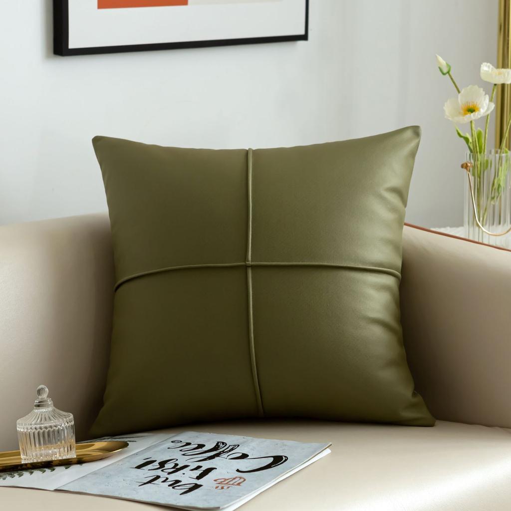 Minimalist Ins Solid Color Technology Cloth Cushion Covers For Home Sofa Bed Throw Pillowcase Living Room Decorative