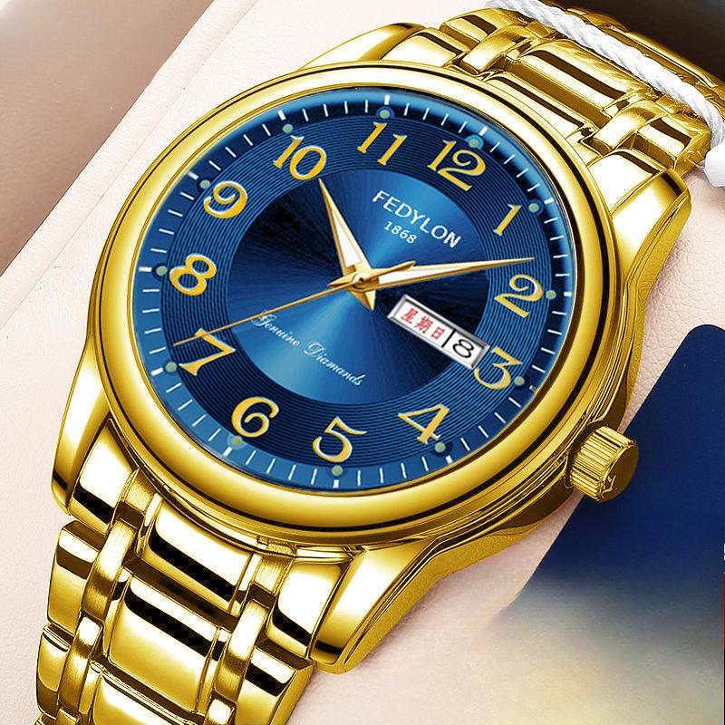 Middle Aged And Elderly Men'S Watch Men'S Watch Large Digital Waterproof Quartz Watch Elderly Men'S WatchWedding Jewelry