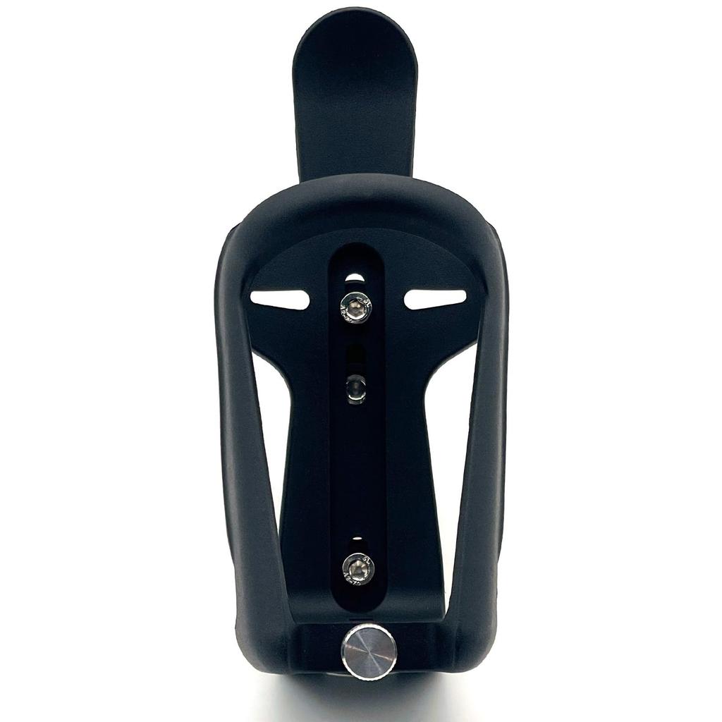 LEXOR Suporte de Bebida para Bicicleta Suporte de Garrafa Montagem com Abraçadeira de Guidão Preto