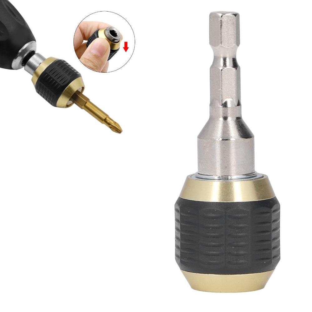 1/4 Inch Hex Shank Quick Release Impact Driver Hex Shank Drill Bit Holder Power Drill Use